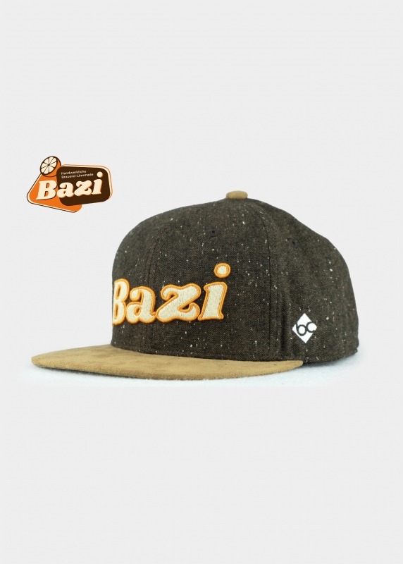 Cap "Bazi" - dunkelbraun (Snapback)